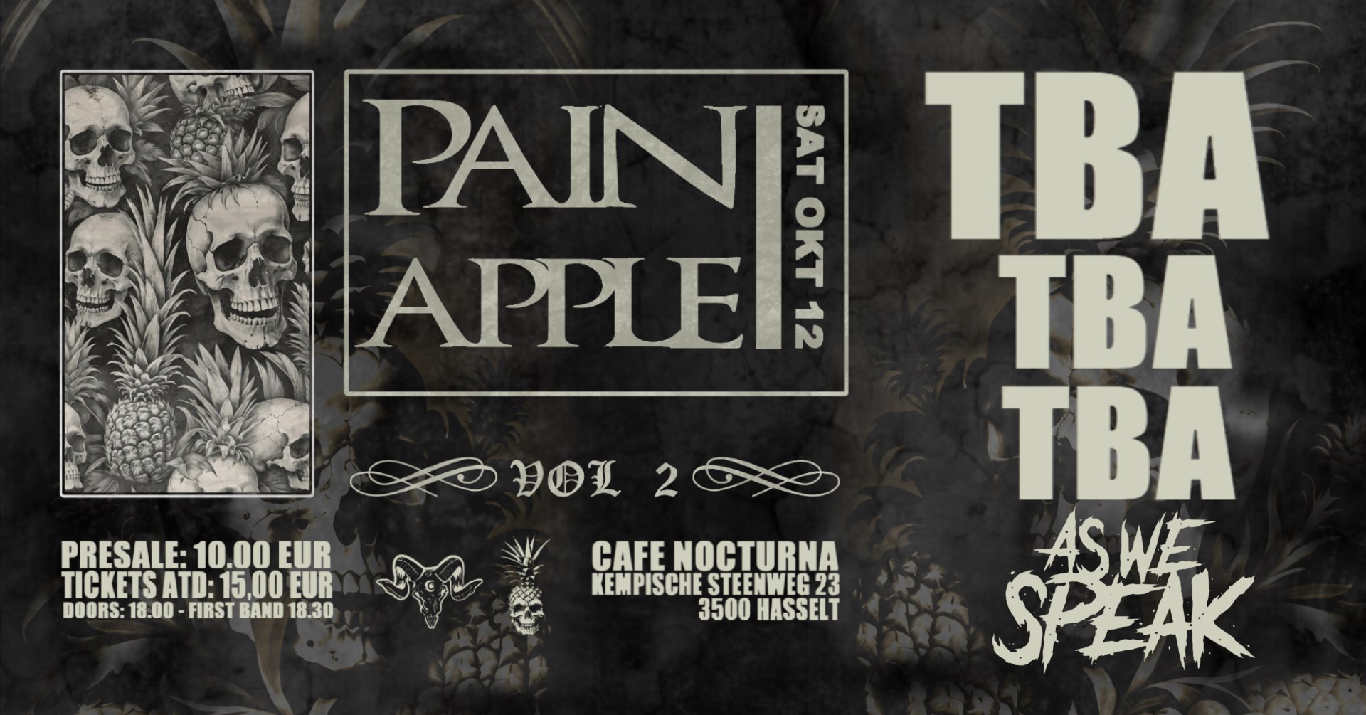 PAINAPPLE v2 Event banner